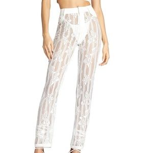 I.AM.GIA White Lace Yves Pant Sz Small